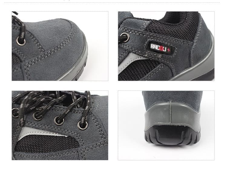 巴固（BACOU） SP2010503  反毛皮休闲款安全鞋 (舒适、轻便、透气、6KV电绝缘)